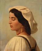 FEUERBACH Anselm Portrait Of A Roman Woman FEUERBACH Anselm Portrait Of A Roman Woman