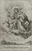 FIALETTI Odoardo La Vierge Avec L’’enfant Et St Jean-baptiste Sur Les Nuées FIALETTI Odoardo La Vierge Avec L’’enfant Et St Jean-baptiste Sur Les Nuées