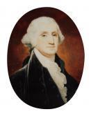 FIELD Robert The Meredith-moreau-pratt Miniature Of President George Washington FIELD Robert The Meredith-moreau-pratt Miniature Of President George Washington