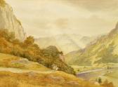 FIELDING Anthony Van dyke Copley A Wooded River Valley Landscape FIELDING Anthony Van dyke Copley A Wooded River Valley Landscape