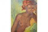 FIEVET Maurice Haissa Study Of A Naked Girl FIEVET Maurice Haissa Study Of A Naked Girl