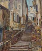 FILARSKI Dirk H.W. Street In Cordes (tarn), France FILARSKI Dirk H.W. Street In Cordes (tarn), France
