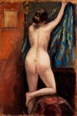 FILIPKIEWICZ Stefan Rückenakt Einer Jungen Frau Im Atelier FILIPKIEWICZ Stefan Rückenakt Einer Jungen Frau Im Atelier