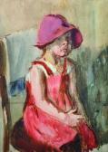 FILIPPOVSKY Grigorij G Filippovski Russian. 'girl In A Red Hat' FILIPPOVSKY Grigorij G Filippovski Russian. 'girl In A Red Hat'