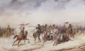FINART Noel-Dieudonne Turkish Cavalry In Battle Skirmish FINART Noel-Dieudonne Turkish Cavalry In Battle Skirmish