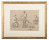 FINELLI Carlo Family Scene From Roman Frieze FINELLI Carlo Family Scene From Roman Frieze
