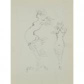FINI Leonor Four Studies Of Female Sphinx (in Two Frames) FINI Leonor Four Studies Of Female Sphinx (in Two Frames)