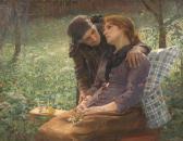 FIRLE Walter Junge Und Alte Frau FIRLE Walter Junge Und Alte Frau