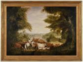 FISHER Alvan Landscape With Cows FISHER Alvan Landscape With Cows