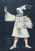 FITCHER Robert W. A Gouache Costume Design For “the Taming Of The Shrew” FITCHER Robert W. A Gouache Costume Design For “the Taming Of The Shrew”