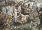 FITZGERALD John Austen Titania And Bottom From William Shakespeare's 'a Midsummer-night'sdream' FITZGERALD John Austen Titania And Bottom From William Shakespeare's 'a Midsummer-night'sdream'