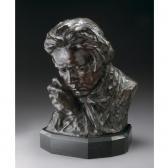 FIX-MASSEAU Pierre Felix Masseau Bust Of Ludwig Van Beethovan FIX-MASSEAU Pierre Felix Masseau Bust Of Ludwig Van Beethovan