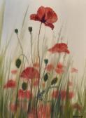 FLACK James Hall Mid Summer Poppies FLACK James Hall Mid Summer Poppies