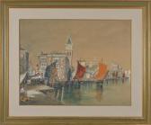 FLARIO A.F. Venetian Scene FLARIO A.F. Venetian Scene