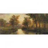 FLAVELLE Geoff H. A Tranquil River View FLAVELLE Geoff H. A Tranquil River View