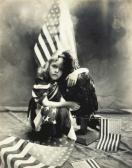 FLECKENSTEIN LOUIS Girl With Flags FLECKENSTEIN LOUIS Girl With Flags