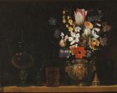FLEGEL Georg Stillleben Mit Blumenstrauß Und Glaspokalen FLEGEL Georg Stillleben Mit Blumenstrauß Und Glaspokalen