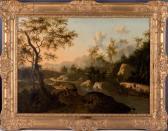 FLEMING John B. Paysage Aux Boeufs. FLEMING John B. Paysage Aux Boeufs.
