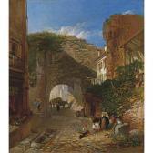 FLEURY de James Vivien Veduta Di Verona Dietro La Chiesa Di San Giorgio Versotorricelle FLEURY de James Vivien Veduta Di Verona Dietro La Chiesa Di San Giorgio Versotorricelle