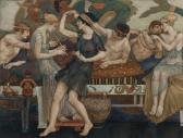 FLINT William Russell 'now When The Wooers Had Put From Them The Desire Of Meat And Drink, They Minded Them Of Other Things, Even Of The Song And Dance : For These Are The Crown Of The Feast' (from Homer's 'odyssey') FLINT William Russell 'now When The Wooers Had Put From Them The Desire Of Meat And Drink, They Minded Them Of Other Things, Even Of The Song And Dance : For These Are The Crown Of The Feast' (from Homer's 'odyssey')