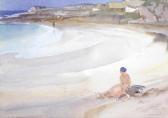 FLINT William Russell A Quiet Beach At Reiff, Ross-shire FLINT William Russell A Quiet Beach At Reiff, Ross-shire