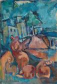 FLOCH Joseph ‘figures In A Landscape’’’’ FLOCH Joseph ‘figures In A Landscape’’’’