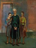 FLOCH Joseph Frau Weiss Mit Zwei Töchtern Ii FLOCH Joseph Frau Weiss Mit Zwei Töchtern Ii