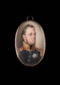 FONTENAY de Louis Henri Feine Porträtminiatur Von Willem I. Von Oranien-nassau, König De FONTENAY de Louis Henri Feine Porträtminiatur Von Willem I. Von Oranien-nassau, König De
