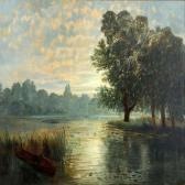 FOREST F. Summer Morning At A Forest Lake FOREST F. Summer Morning At A Forest Lake
