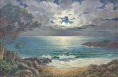 FOREST Pierre Moonlight Coastal Landscape With Rocks In Foreground FOREST Pierre Moonlight Coastal Landscape With Rocks In Foreground