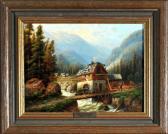FORSTMOSER Alois Wassermühle In Gebirgslandschaft FORSTMOSER Alois Wassermühle In Gebirgslandschaft