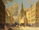 forsyth Richard Glasgow Musical College, With Figures And Horses And Carts forsyth Richard Glasgow Musical College, With Figures And Horses And Carts