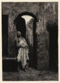 FORTUNY Marian A Moorish Man Standing In An Archway FORTUNY Marian A Moorish Man Standing In An Archway