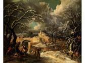 FOSCHI Francesco Winterlandschaft FOSCHI Francesco Winterlandschaft