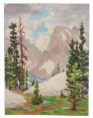FOWLER Irene D. Mountain Valley Landscape FOWLER Irene D. Mountain Valley Landscape