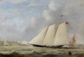 FOWLES Arthur Wellington The America Off Ryde, Isle Of Wight With Osborne House In The Distance FOWLES Arthur Wellington The America Off Ryde, Isle Of Wight With Osborne House In The Distance