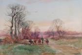 FOX Henry Charles A Milkmaid And Cows On A Country Track FOX Henry Charles A Milkmaid And Cows On A Country Track