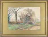 FOX Henry Charles Two Landscapes Of The English Countryside FOX Henry Charles Two Landscapes Of The English Countryside