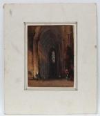 FOX STRANGWAYS Mrs H. E. Interior Of Brussels Cathedral FOX STRANGWAYS Mrs H. E. Interior Of Brussels Cathedral