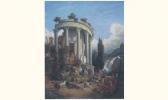 FRANÇOIS Pierre Joseph Temple À Tivoli FRANÇOIS Pierre Joseph Temple À Tivoli
