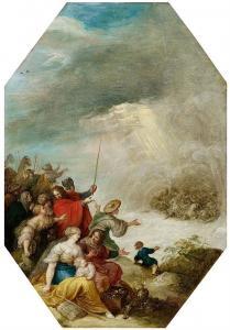 Frans I Francken - Moses Dividing The Waters