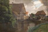 FRANKL Franz Stimmungsvolle Dorflandschaft FRANKL Franz Stimmungsvolle Dorflandschaft