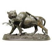 FRATIN Christophe Tigresse Portant Une Proie (tigress With An Antelope) FRATIN Christophe Tigresse Portant Une Proie (tigress With An Antelope)