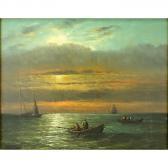 FRAUENFELDER Hendrik Fishing At Dawn FRAUENFELDER Hendrik Fishing At Dawn