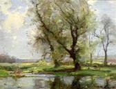FRAZER William Miller River Scene With Trees FRAZER William Miller River Scene With Trees