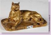 FRECOURT Maurice Chat Couché FRECOURT Maurice Chat Couché