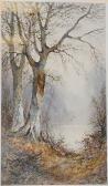 Frederick Pearson Trees And Lake In Autumn Frederick Pearson Trees And Lake In Autumn