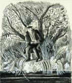 FREEDMAN Barnett A Fisherman Seated On A Riverbank FREEDMAN Barnett A Fisherman Seated On A Riverbank