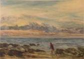 FREEMAN William Henry Seascape With Figure FREEMAN William Henry Seascape With Figure