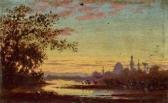 FRERE Ch. Theodore, Bey Coucher De Soleil À Siout, Haute Egypte FRERE Ch. Theodore, Bey Coucher De Soleil À Siout, Haute Egypte